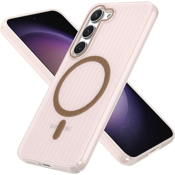 Задняя накладка CASE Translucent Strip Samsung Galaxy S23, золотой