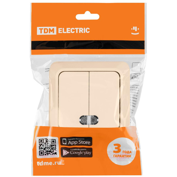 Выключатель TDM Electric Ладога SQ1801-0008