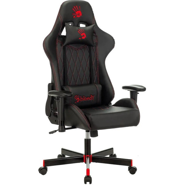 Кресло игровое A4TECH BLOODY GC-800 (черный ромбик эко.кожа)