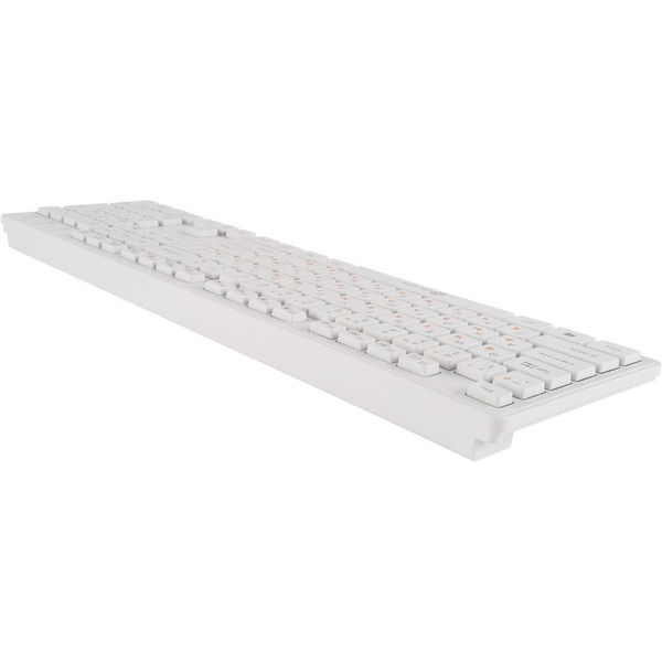 Клавиатура + мышь Oklick 240M (белый)