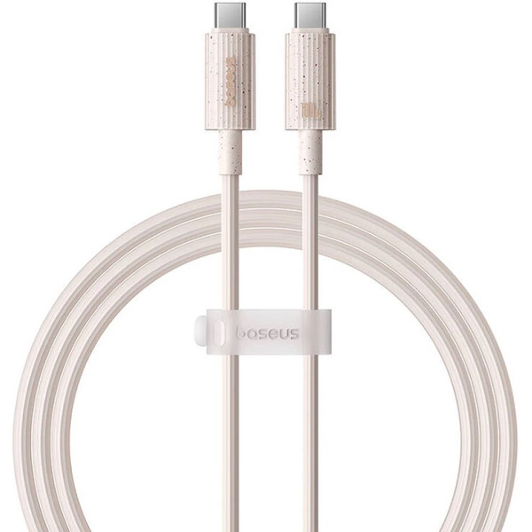 Кабель Baseus Habitat Series Fast Charging Cable 100W USB Type-C - USB Type-C P10360202421-01 (2 м, бежевый)