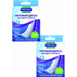 Пятновыводитель-отбеливатель Любо дело Активные гранулы для гардин и занавесок 3х30 г