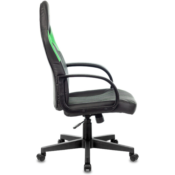 Кресло геймерское Бюрократ Zombie Runner (черный/зеленый)