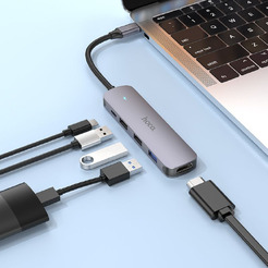 Разветвитель USB-C Hoco HB27
