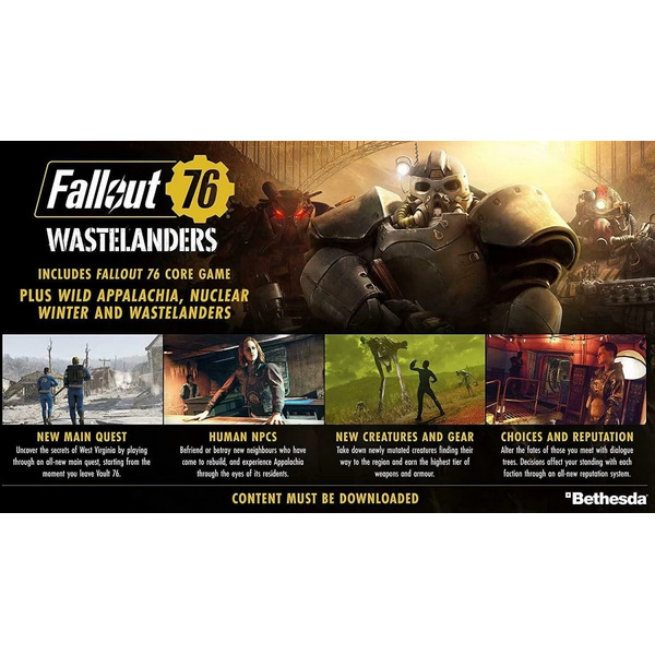 Игра Fallout 76 Wastelanders для PlayStation 4
