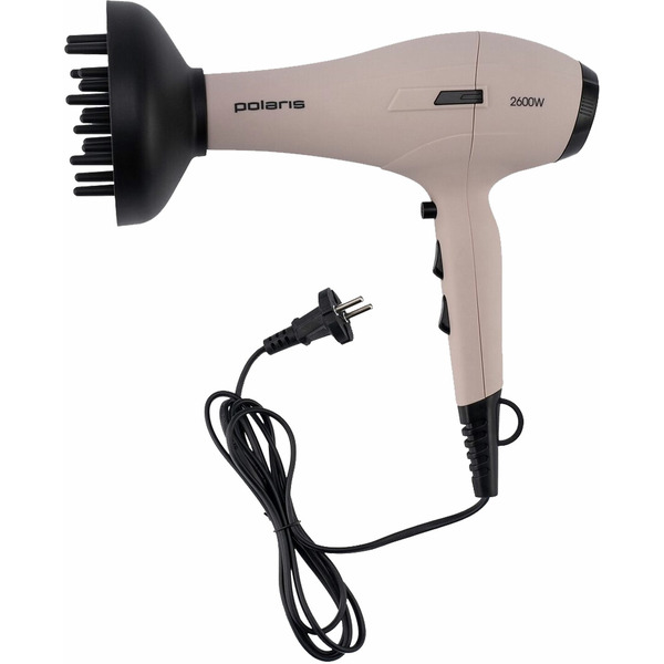 Фен POLARIS PHD 2600ACi Salon Hair (пыльный розовый\черный)