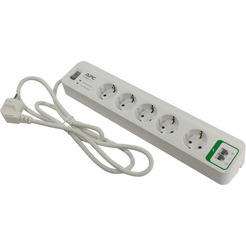 Сетевой фильтр APC Essential SurgeArrest 5 outlets with phone protection 23 (PM5T-RS)