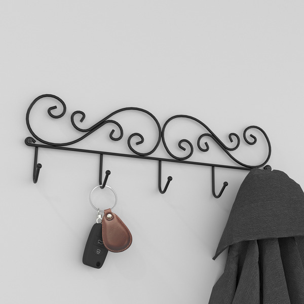 Вешалка настенная ЗМИ Кружева 5 ВН276Ч