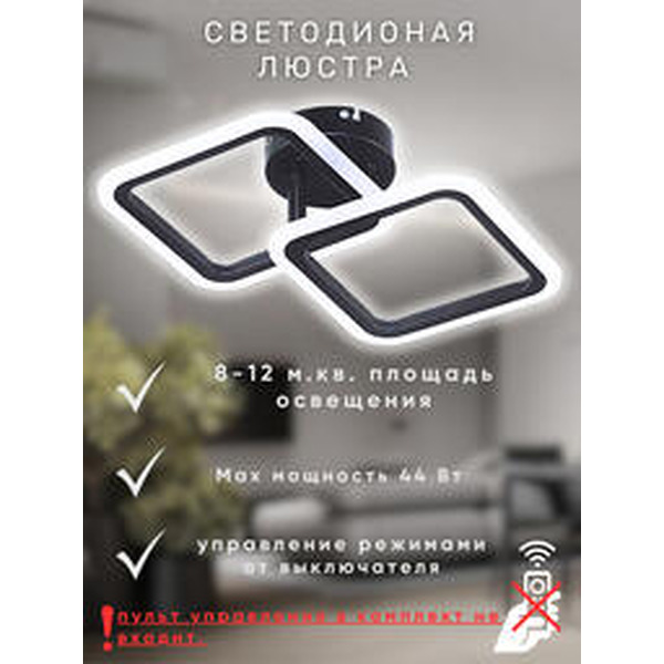 Потолочный светильник Aitin-Pro B5105/2 (черный)