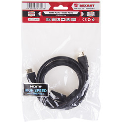 Кабель Rexant HDMI - HDMI 17-6203 (1.5 м, черный)