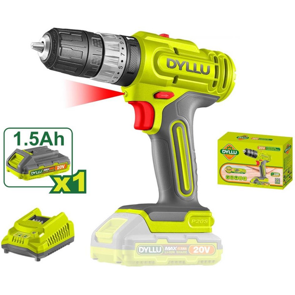 Ударная дрель-шуруповерт Dyllu DTCDP521