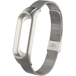 Ремешок Bingo Stainless Grid для Xiaomi Mi Band 3/4 Серебристый