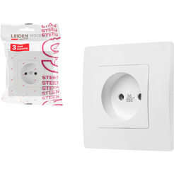 Розетка Leiden Electric Steen 806035