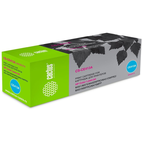 Картридж лазерный Cactus CS-CE413A CE413A (пурпурный)