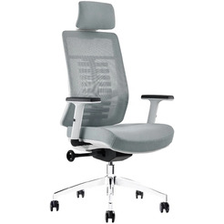 Кресло офисное SITUP MONTANA GREY chrome (сетка Grey / Grey)