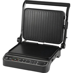 Электрогриль Hyundai HYG-7000 серебристый/черный