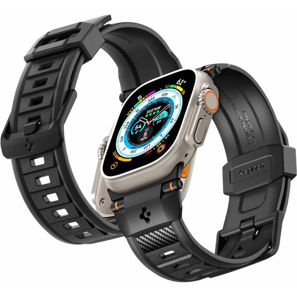 Ремешок SPIGEN RUGGED ULTRA BAND для APPLE WATCH MATTE BLACK AMP07105