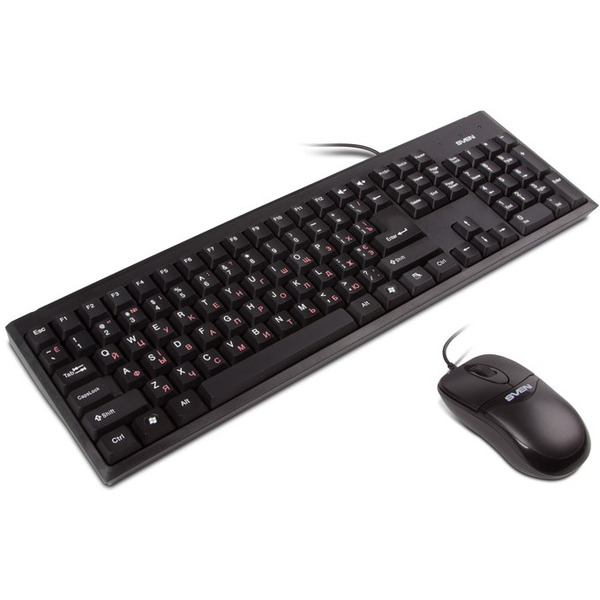 Мышь + клавиатура SVEN Standard 310 Combo (черный)