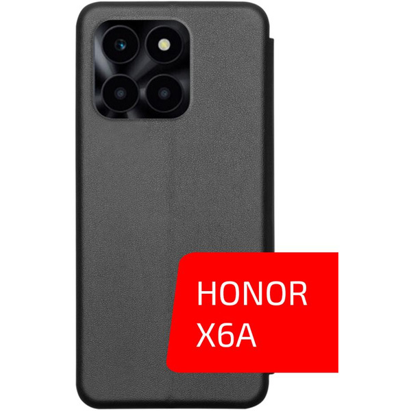 Чехол книга AKAMI Prime для Honor X6a. Черный (33223)
