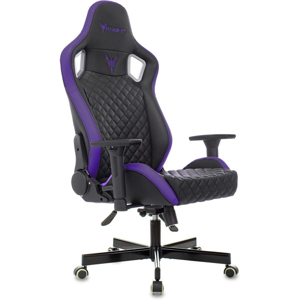 Кресло игровое Knight Outrider (1685571) черный/фиолетовый