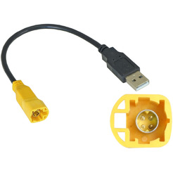 USB-переходник для подключения магнитолы Incar VW-FC107 (VW, Skoda)
