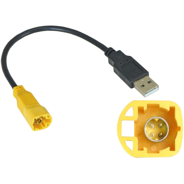 USB-переходник для подключения магнитолы Incar VW-FC107 (VW, Skoda)