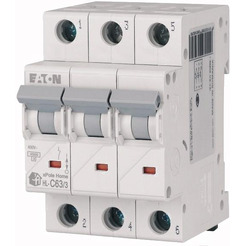 Выключатель автоматический Eaton HL-C63/3 3P 63A C 4.5kA 3M 194797