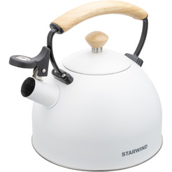 Чайник металлический Starwind SW-CH1712 (белый)