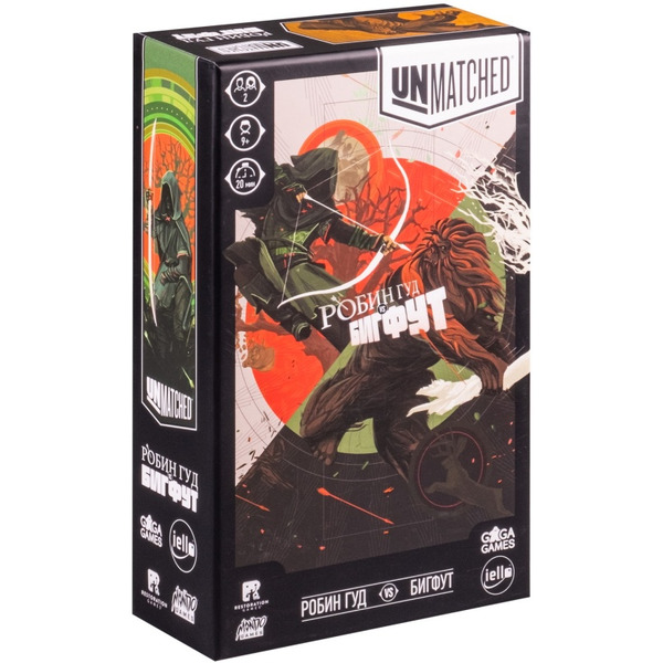 Настольная игра GaGa Games Unmatched: Робин Гуд vs. Бигфут GG216