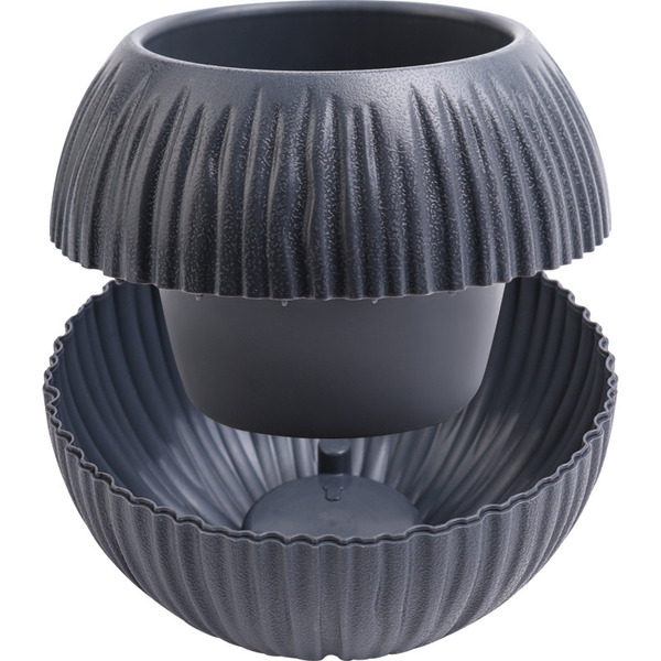 Кашпо La Decoro Сфера КШ-9524 (антрацит)