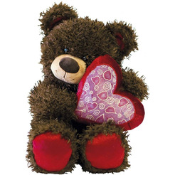 Мягкая игрушка Fancy Медвежонок Чиба с сердцем МЧС01