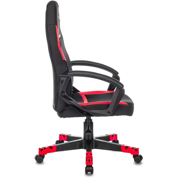 Кресло геймерское Бюрократ Zombie 10 (черный/красный)