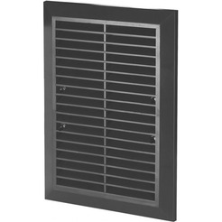 Решетка с сеткой от насекомых Awenta Classic T26aGR 17x24 (графитовый)