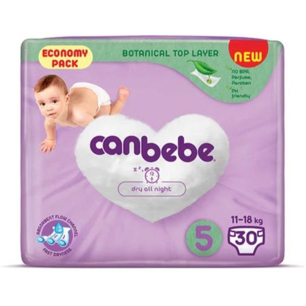 Подгузники Canbebe 5 11-18 кг (30 шт)