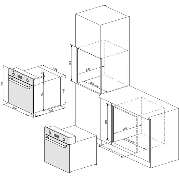 Духовой шкаф Weissgauff EOV 29 PDX
