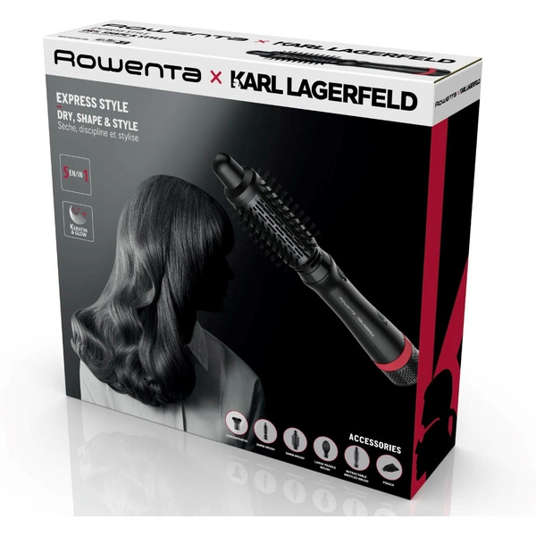 Фен-щетка Rowenta Karl Lagerfeld Express Style CF634LF0