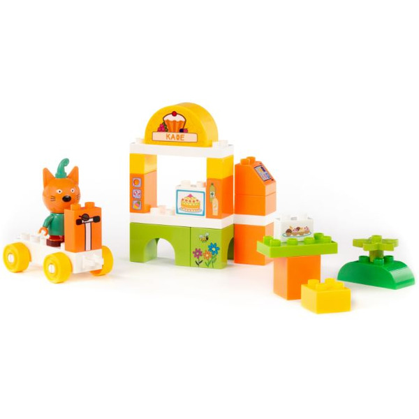 Конструктор Полесье Макси. Три кота. Компот и кафе 31260