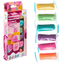 Набор для детской лепки GENIO KIDS-ART TA1089V Тесто-пластилин 6 цветов. Маршмеллоу цвета