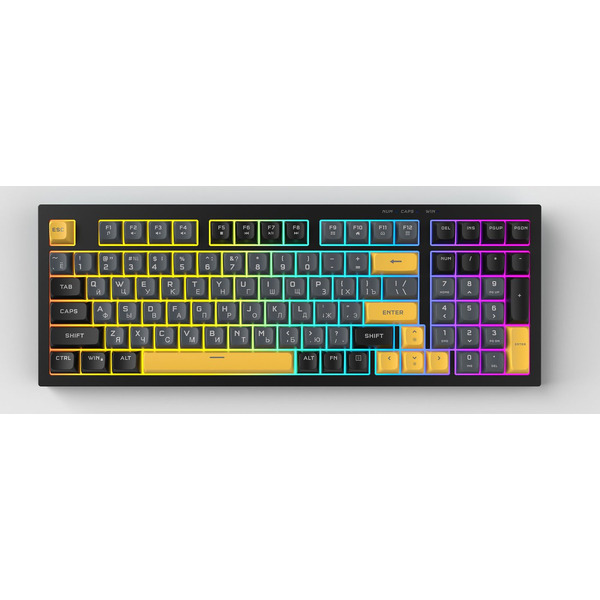 Клавиатура Ritmix RKB-598BL (черный/серый)