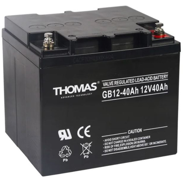 Аккумулятор для ИБП Thomas GB 12-40 Ah