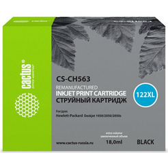Картридж струйный Cactus CS-CH563 №122XL (черный)