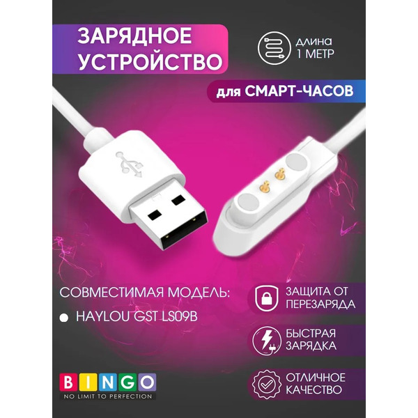 Зарядное устройство Bingo для HAYLOU GST LS09B Белое