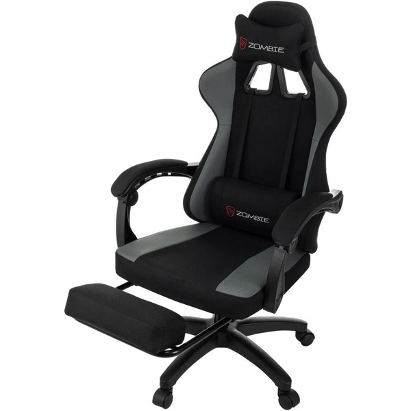 Кресло игровое ZOMBIE Weaver (черный/серый)