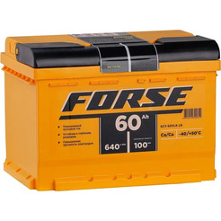 Автомобильный аккумулятор FORSE 60 Ah 640A R+ 560110050