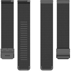 Ремешок Bingo Stainless Grid для часов 20мм (черный)