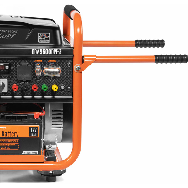 Бензиновый генератор Daewoo Power GDA 9500DPE-3