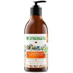 Жидкое мыло Synergetic Карамельное яблоко и ваниль 380 мл