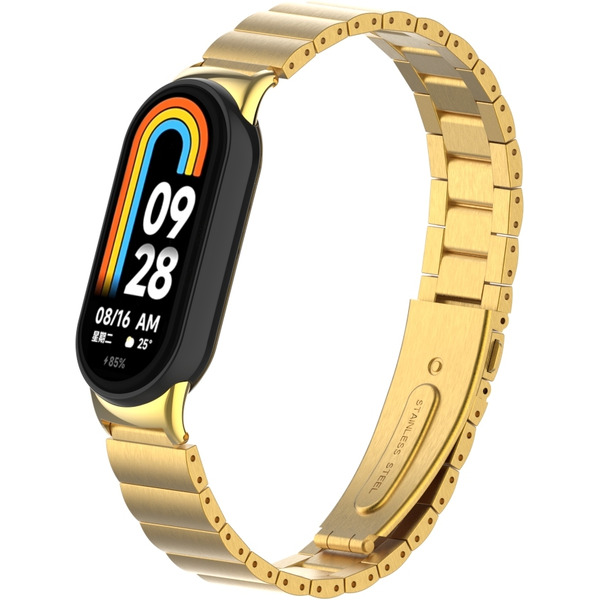 Ремешок Bingo Stainless Strips для XIAOMI Mi Band 8 (золотистый)