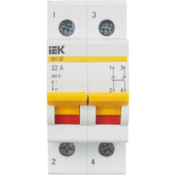 Выключатель нагрузки IEK ВН-32 2Р 32А MNV10-2-032