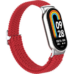 Ремешок Bingo Braided для Xiaomi Mi Band 8 (красный)